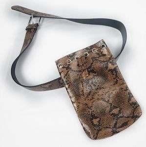 Python Belt fanny bag